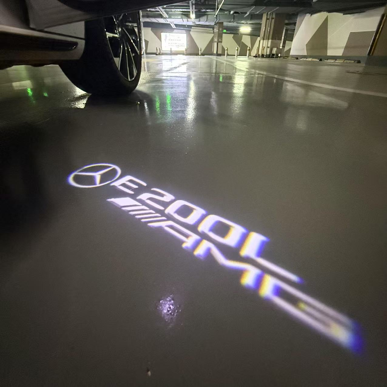 MERCEDES BENZ LOGO PROJECTOT LIGHTS Nr.03 (Menge 1 = 1 Sätze/2 Türleuchten)