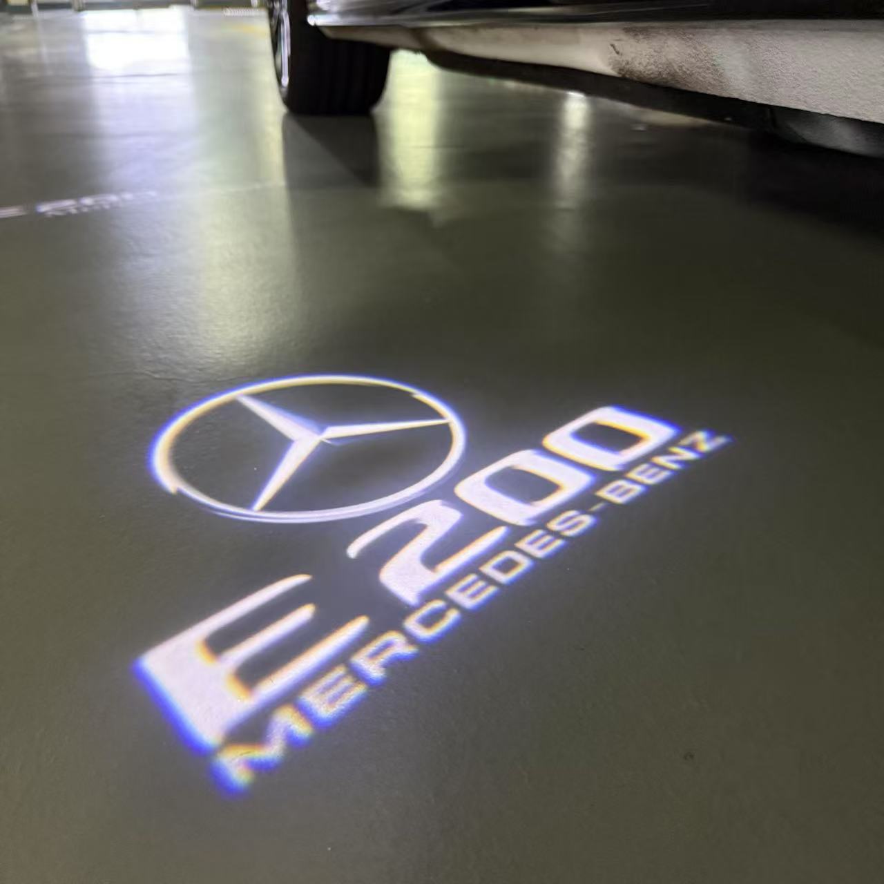 MERCEDES BENZ LOGO PROJECTOT LIGHTS Nr.03 (Menge 1 = 1 Sätze/2 Türleuchten)