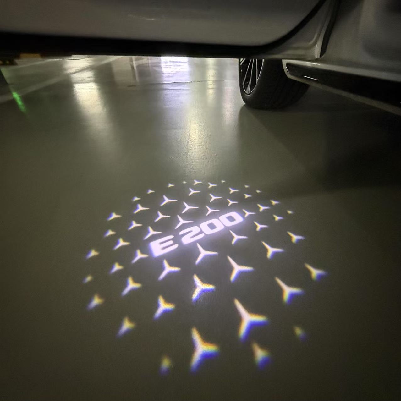 MERCEDES BENZ LOGO PROJECTOT LIGHTS Nr.03 (Menge 1 = 1 Sätze/2 Türleuchten)