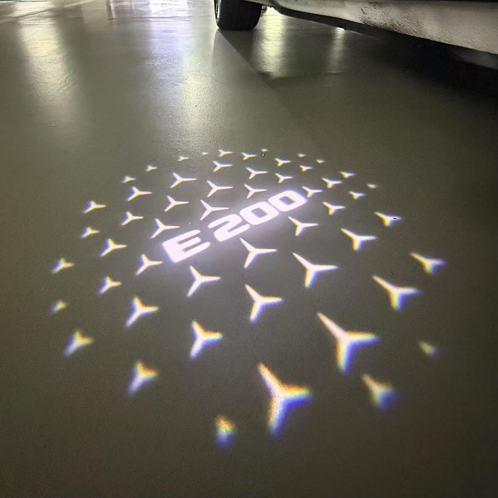MERCEDES BENZ LOGO PROJECTOT LIGHTS Nr.03 (Menge 1 = 1 Sätze/2 Türleuchten)