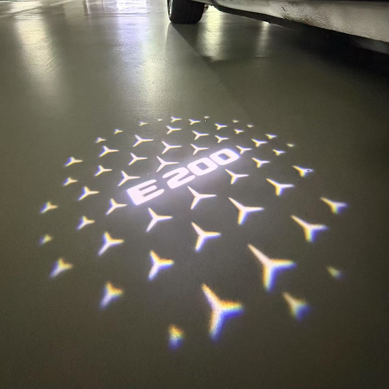 MERCEDES BENZ LOGO PROJECTOT LIGHTS Nr.03 (Menge 1 = 1 Sätze/2 Türleuchten)