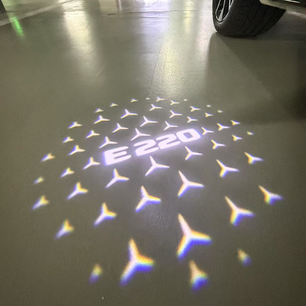 MERCEDES BENZ LOGO PROJECTOT LIGHTS Nr.03 (Menge 1 = 1 Sätze/2 Türleuchten)