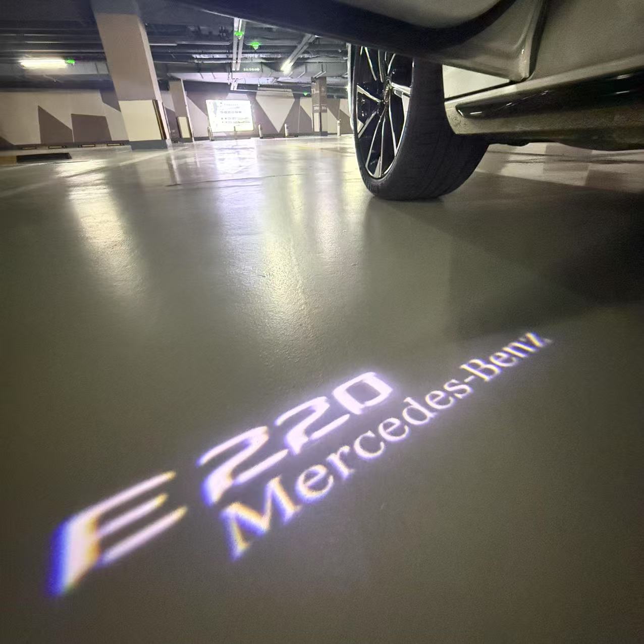 MERCEDES BENZ LOGO PROJECTOT LIGHTS Nr.03 (Menge 1 = 1 Sätze/2 Türleuchten)