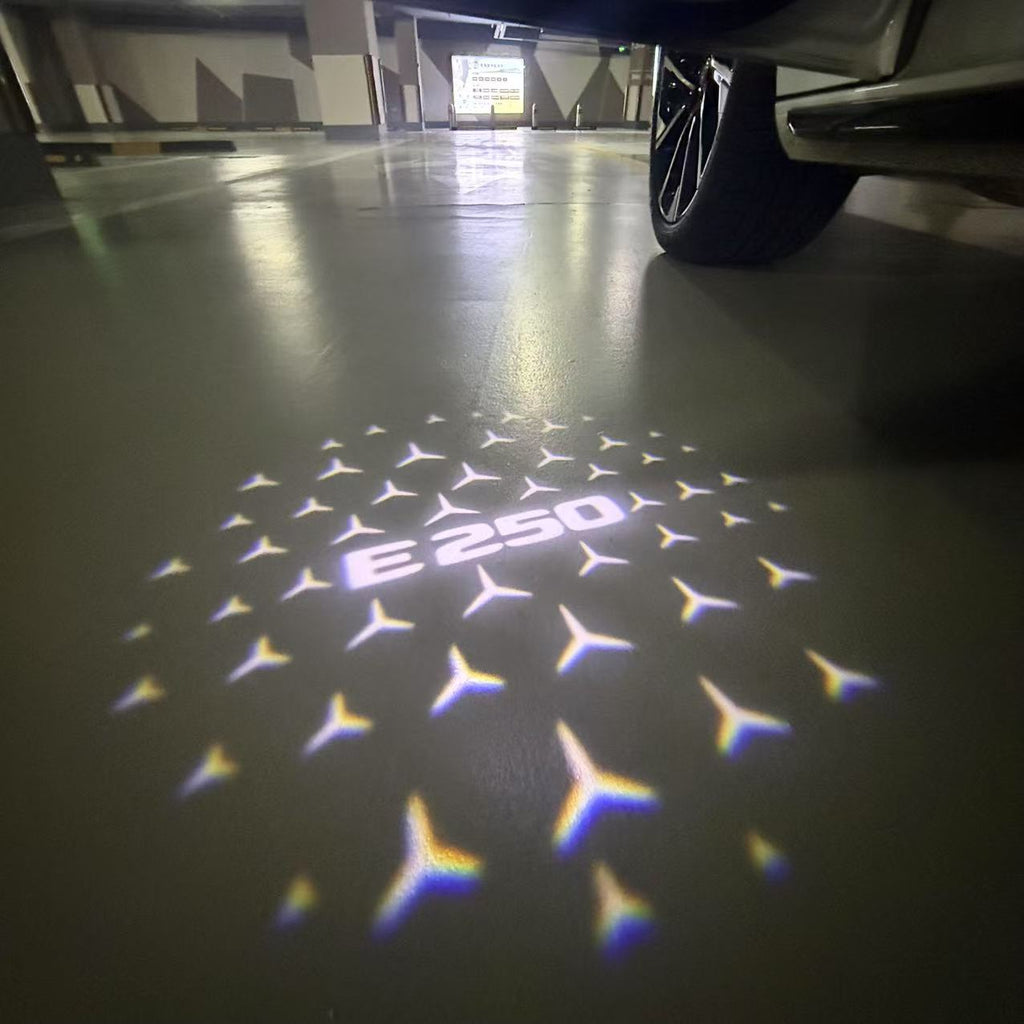 MERCEDES BENZ LOGO PROJECTOT LIGHTS Nr.03 (Menge 1 = 1 Sätze/2 Türleuchten)