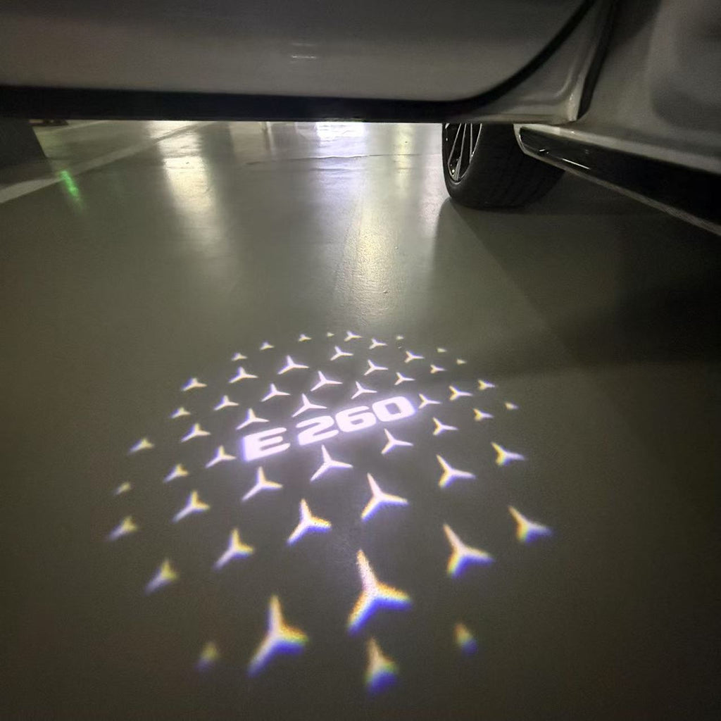 MERCEDES BENZ LOGO PROJECTOT LIGHTS Nr.03 (Menge 1 = 1 Sätze/2 Türleuchten)