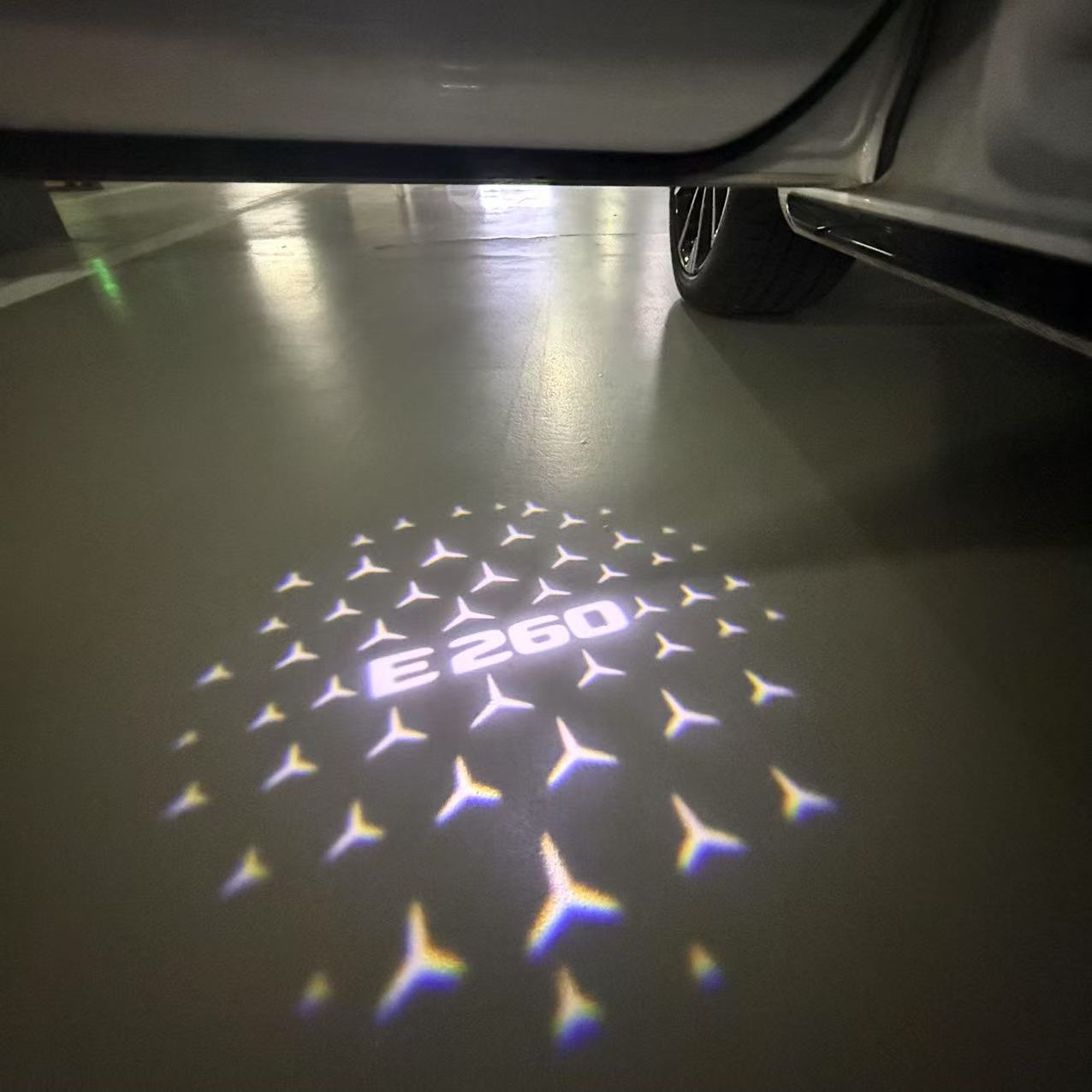 MERCEDES BENZ LOGO PROJECTOT LIGHTS Nr.03 (Menge 1 = 1 Sätze/2 Türleuchten)