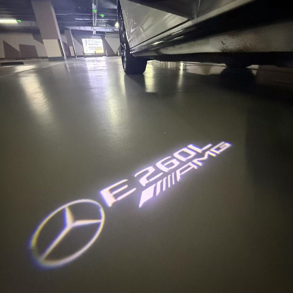 LUCI PROIETTORI LOGO MERCEDES BENZ Nr.03 (quantità 1 = 1 set / 2 luci porta)