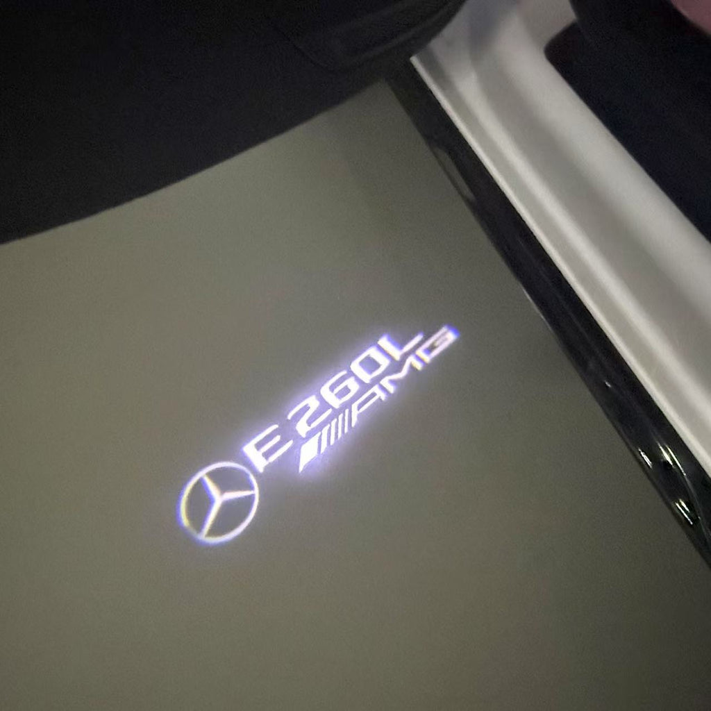 LUCI PROIETTORI LOGO MERCEDES BENZ Nr.03 (quantità 1 = 1 set / 2 luci porta)