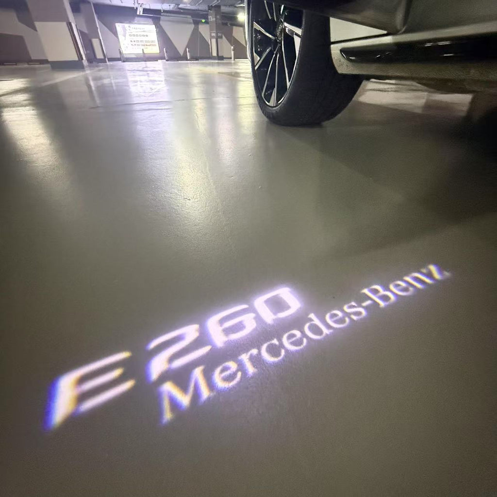 LUCI PROIETTORI LOGO MERCEDES BENZ Nr.03 (quantità 1 = 1 set / 2 luci porta)