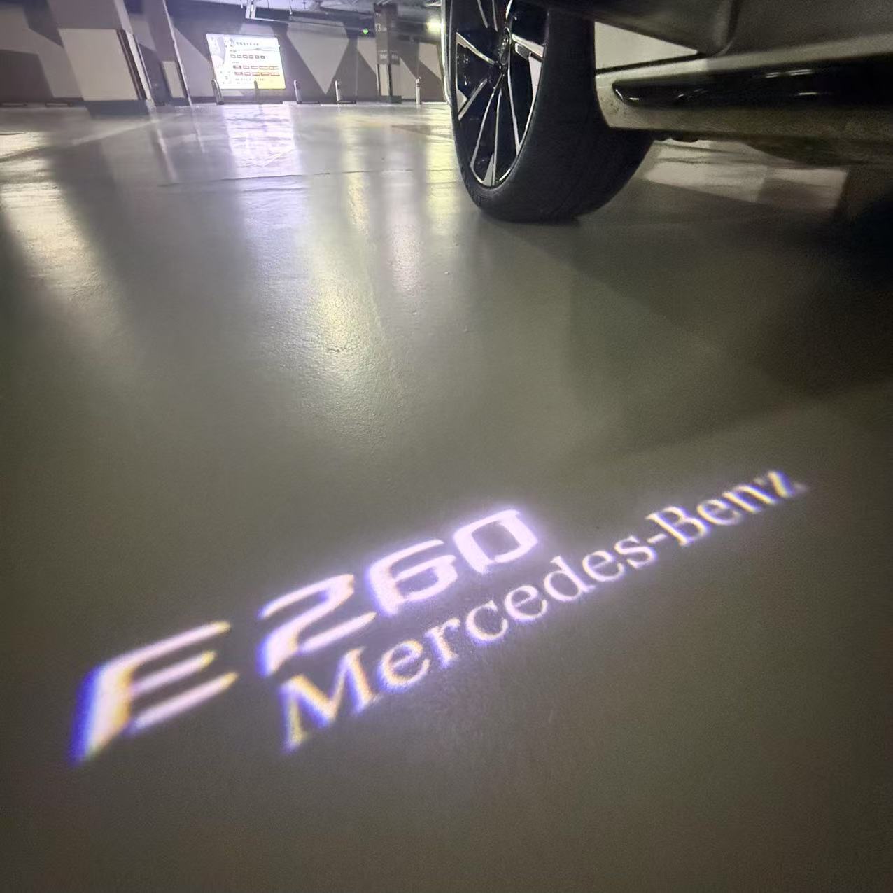 MERCEDES BENZ LOGO PROJECTOT LIGHTS Nr.03 (Menge 1 = 1 Sätze/2 Türleuchten)