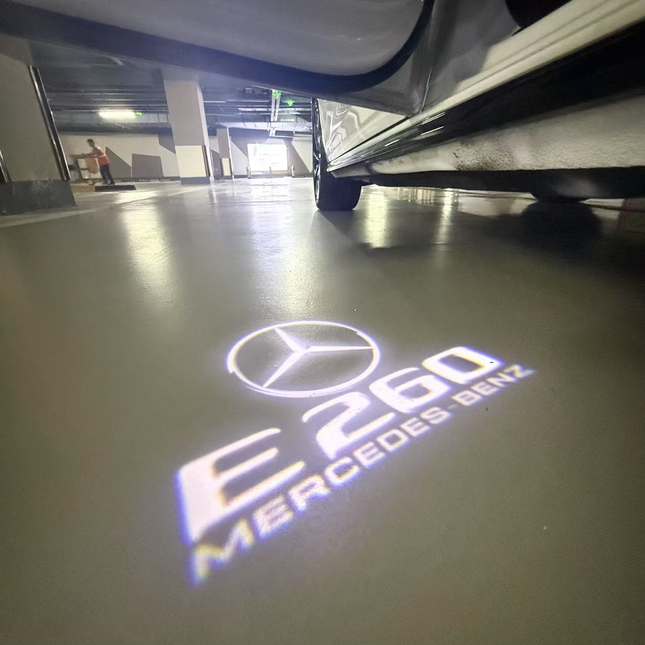 MERCEDES BENZ LOGO PROJECTOT LIGHTS Nr.03 (Menge 1 = 1 Sätze/2 Türleuchten)