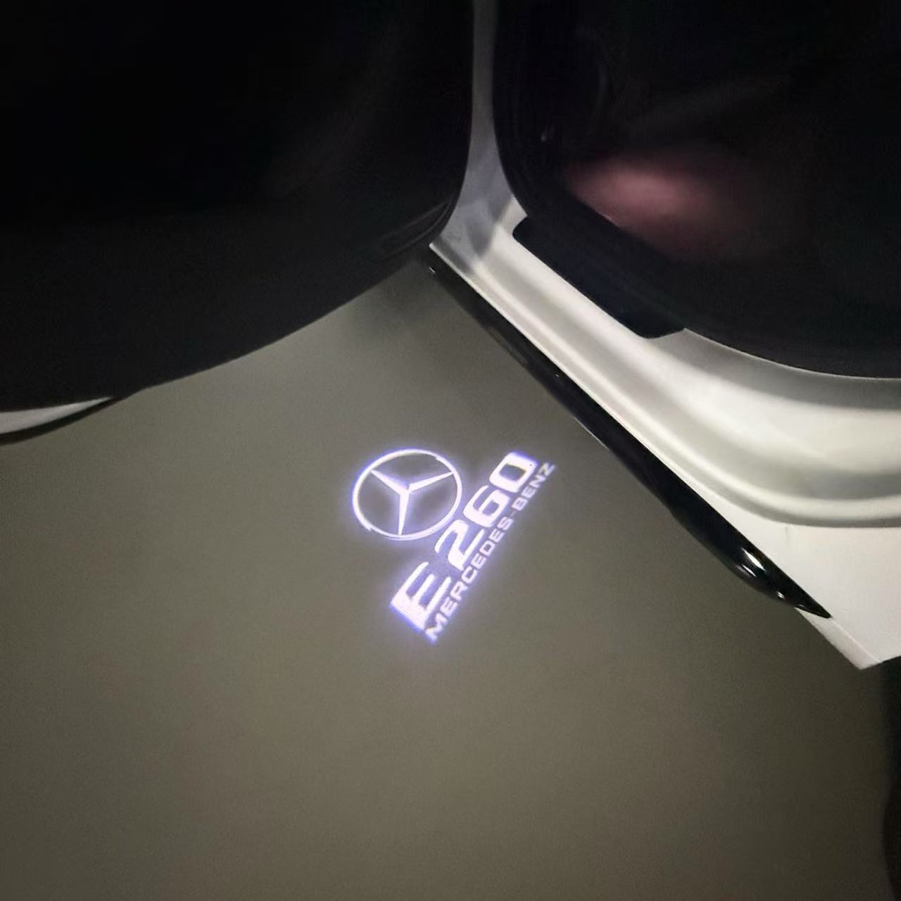 MERCEDES BENZ LOGO PROJECTOT LIGHTS Nr.03 (Menge 1 = 1 Sätze/2 Türleuchten)