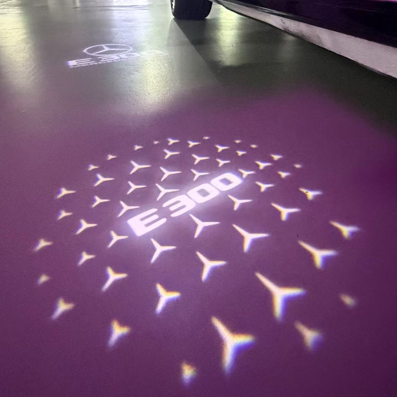 MERCEDES BENZ LOGO PROJECTOT LIGHTS Nr.03 (Menge 1 = 1 Sätze/2 Türleuchten)