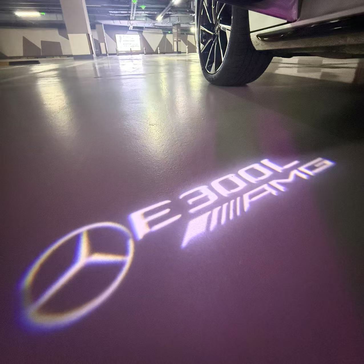 MERCEDES BENZ LOGO PROJECTOT LIGHTS Nr.03 (Menge 1 = 1 Sätze/2 Türleuchten)