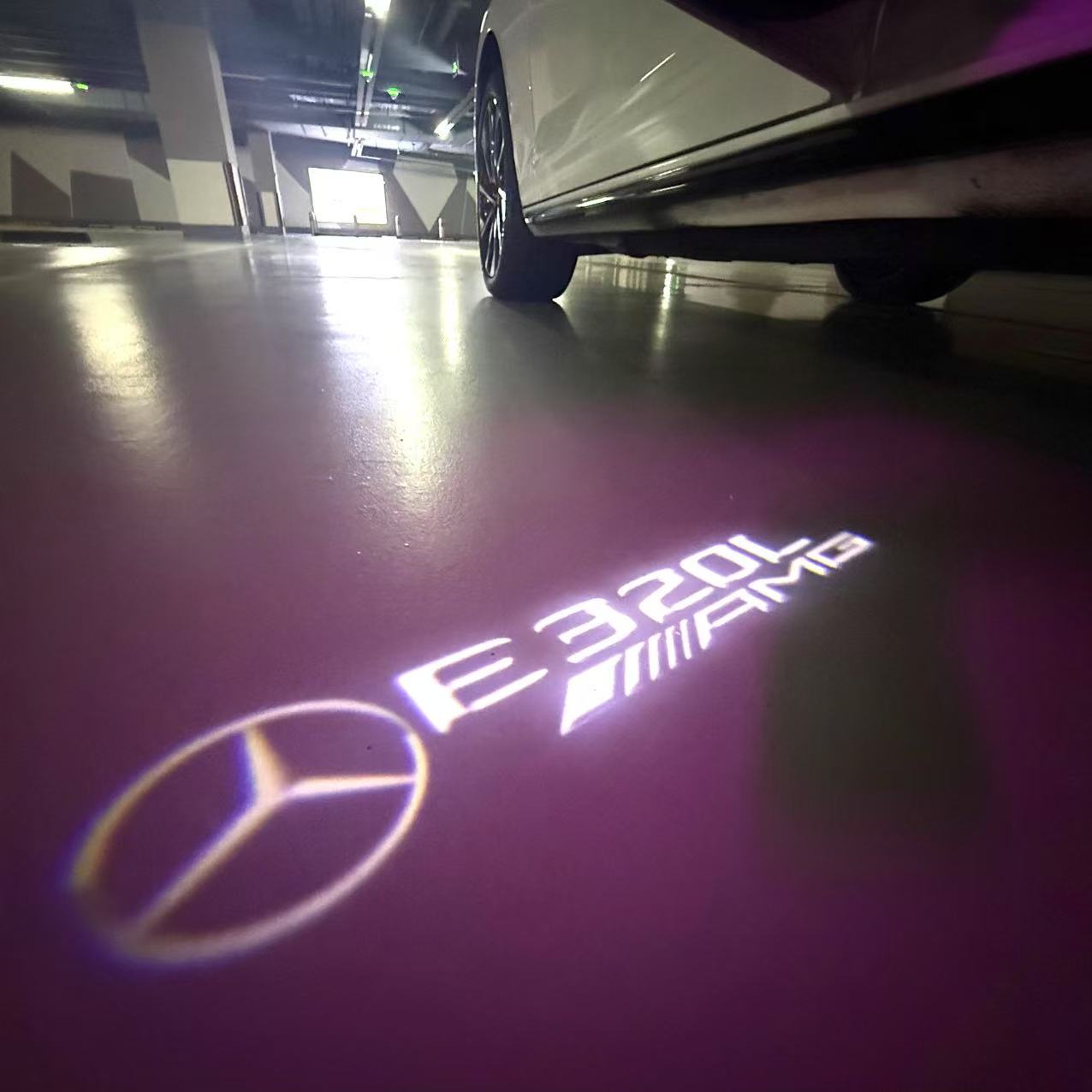 MERCEDES BENZ LOGO PROJECTOT LIGHTS Nr.03 (Menge 1 = 1 Sätze/2 Türleuchten)