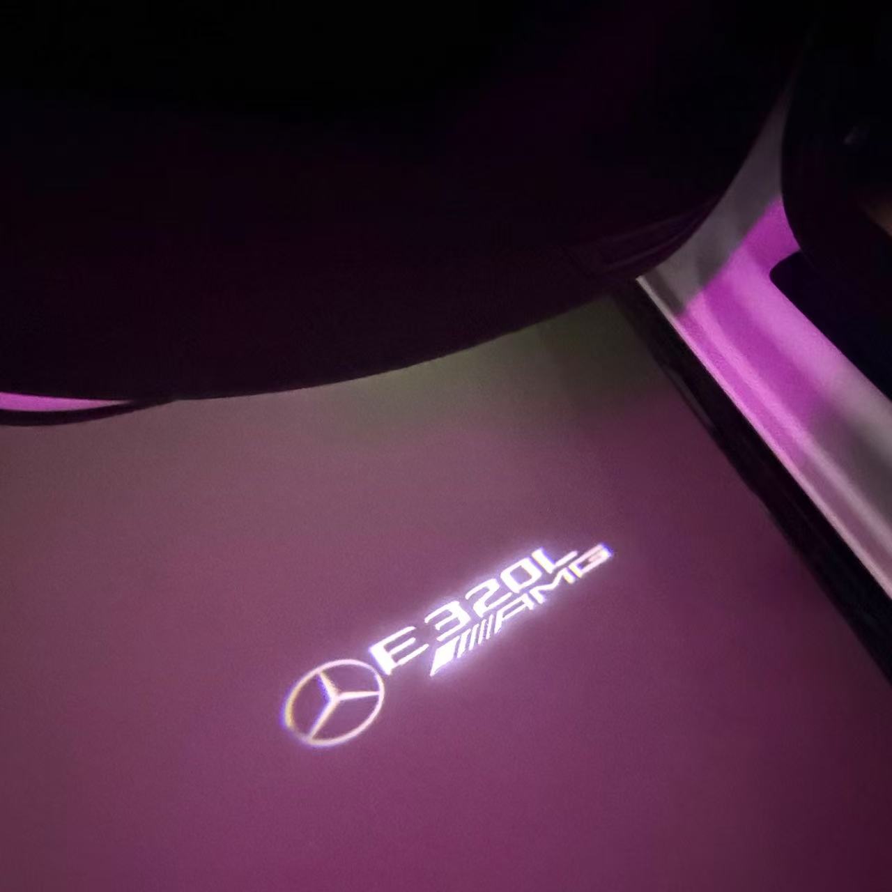 MERCEDES BENZ LOGO PROJECTOT LIGHTS Nr.03 (Menge 1 = 1 Sätze/2 Türleuchten)