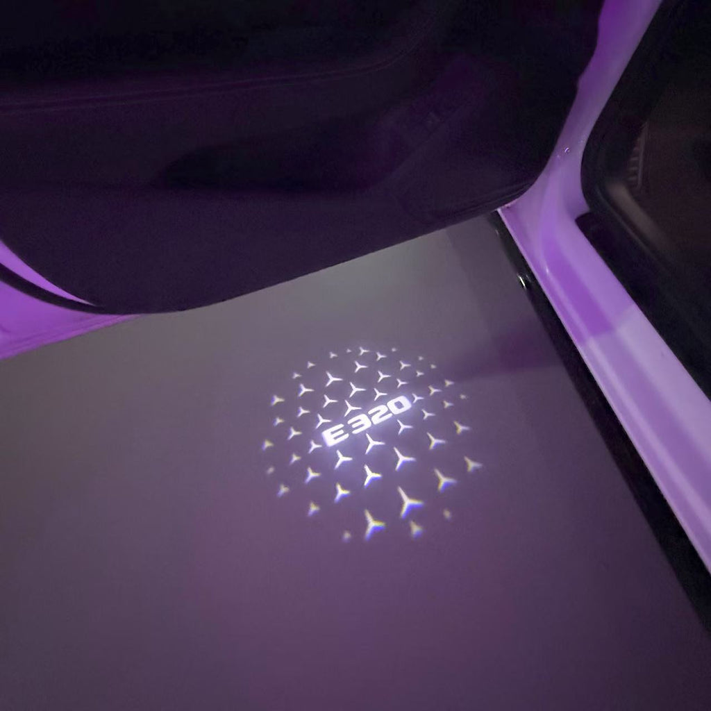LUCI PROIETTORI LOGO MERCEDES BENZ Nr.03 (quantità 1 = 1 set / 2 luci porta)