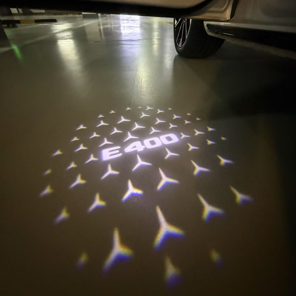 MERCEDES BENZ LOGO PROJECTOT LIGHTS Nr.03 (Menge 1 = 1 Sätze/2 Türleuchten)