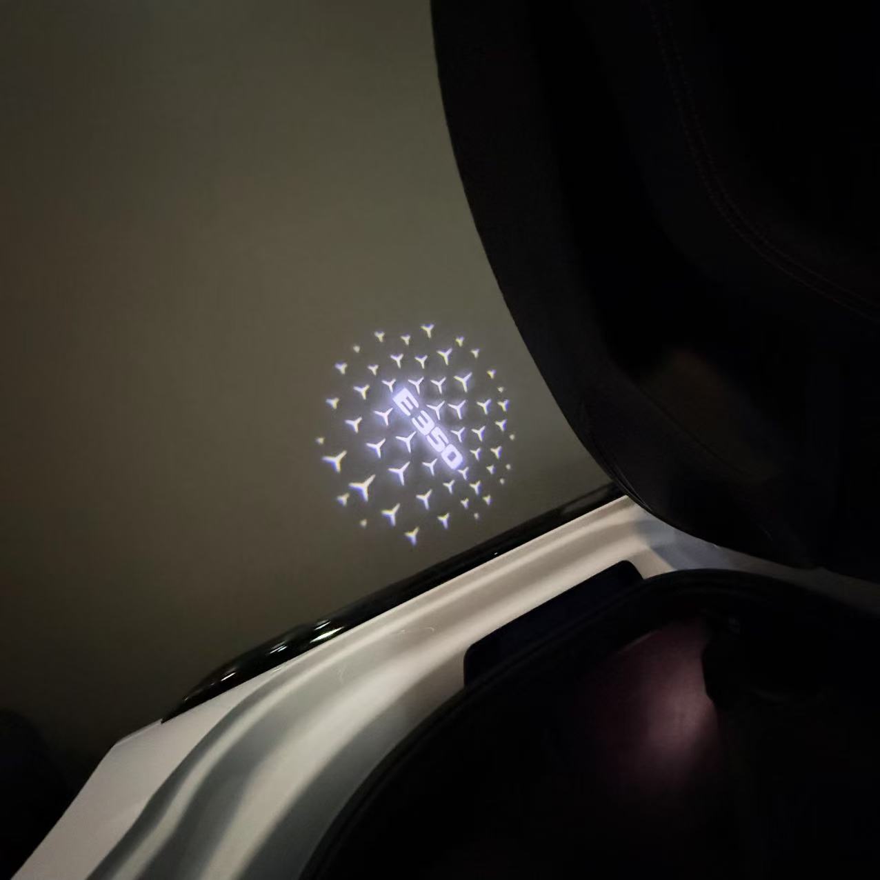 MERCEDES BENZ LOGO PROJECTOT LIGHTS Nr.03 (Menge 1 = 1 Sätze/2 Türleuchten)