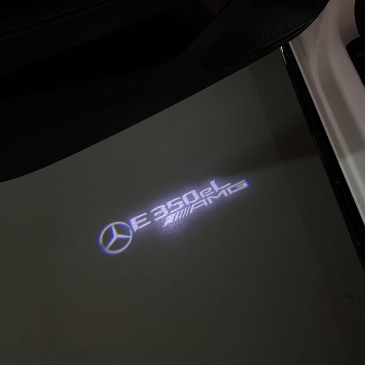 MERCEDES BENZ LOGO PROJECTOT LIGHTS Nr.03 (Menge 1 = 1 Sätze/2 Türleuchten)