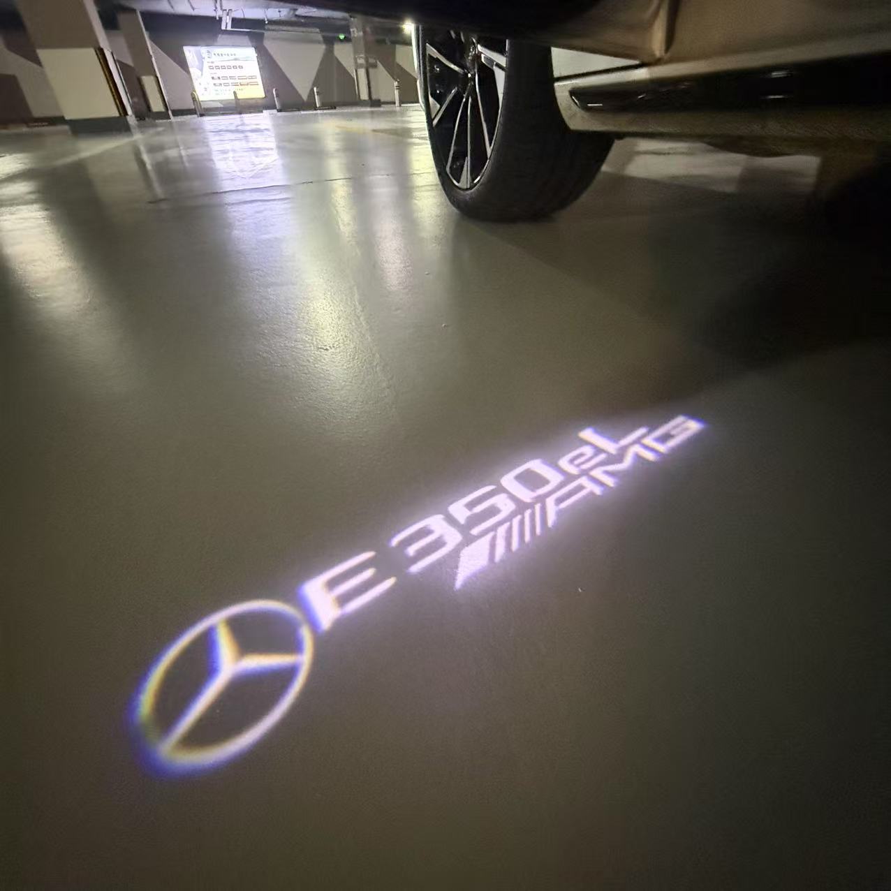 MERCEDES BENZ LOGO PROJECTOT LIGHTS Nr.03 (Menge 1 = 1 Sätze/2 Türleuchten)
