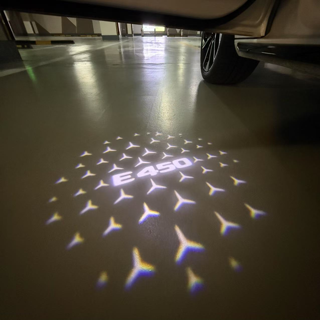 MERCEDES BENZ LOGO PROJECTOT LIGHTS Nr.03 (Menge 1 = 1 Sätze/2 Türleuchten)