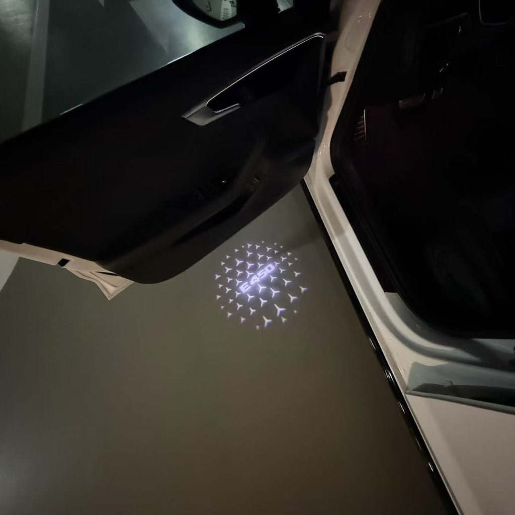 LUCI PROIETTORI LOGO MERCEDES BENZ Nr.03 (quantità 1 = 1 set / 2 luci porta)