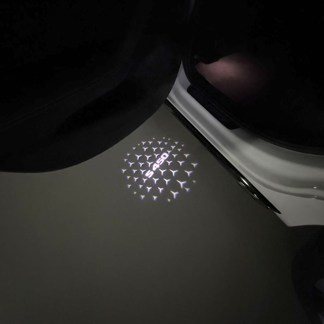 MERCEDES BENZ LOGO PROJECTOT LIGHTS Nr.03 (Menge 1 = 1 Sätze/2 Türleuchten)