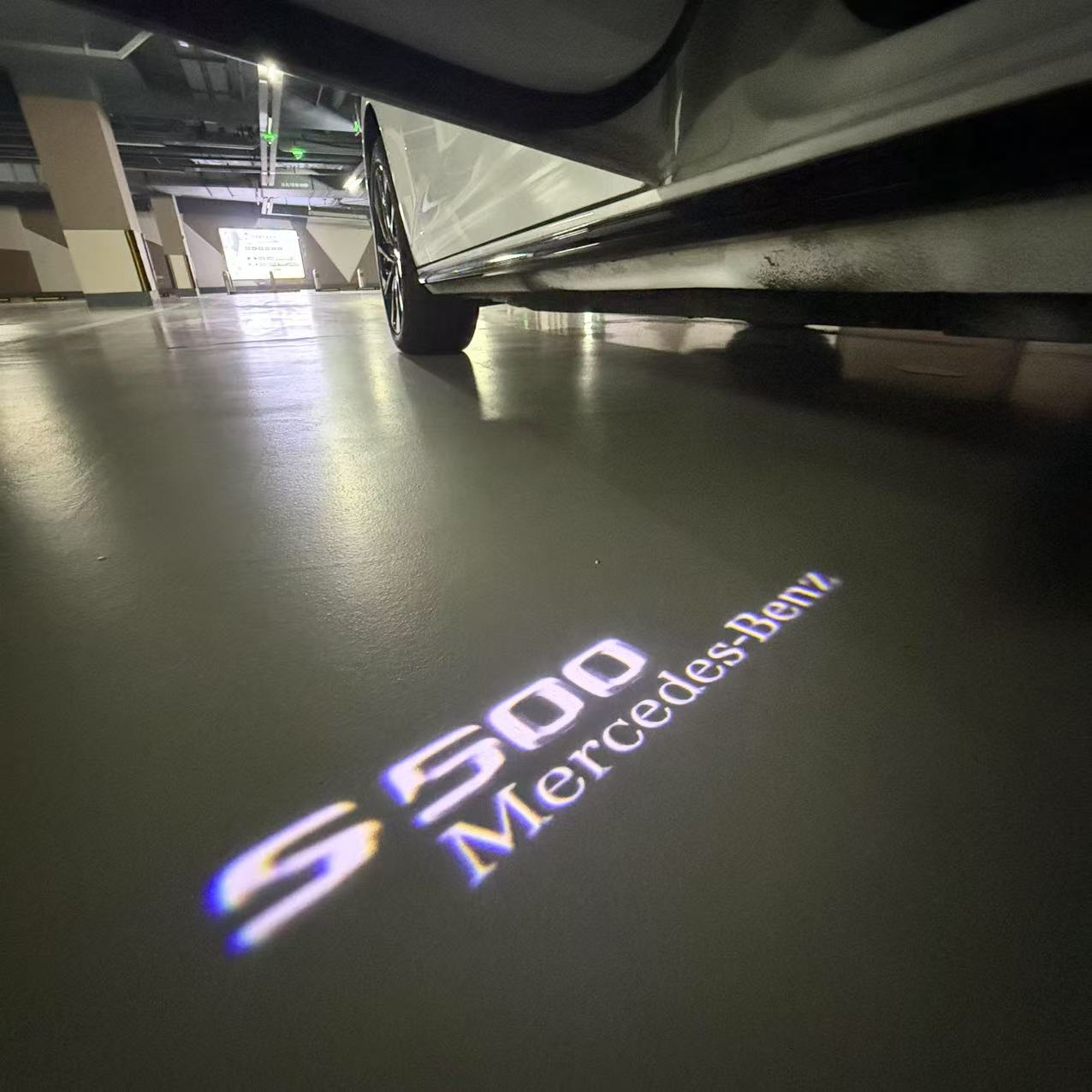 MERCEDES BENZ LOGO PROJECTOT LIGHTS Nr.03 (Menge 1 = 1 Sätze/2 Türleuchten)
