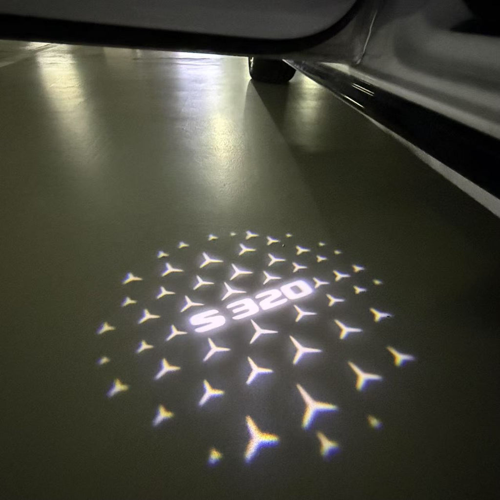 MERCEDES BENZ LOGO PROJECTOT LIGHTS Nr.03 (Menge 1 = 1 Sätze/2 Türleuchten)