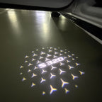 MERCEDES BENZ LOGO PROJECTOT LIGHTS Nr.03 (Menge 1 = 1 Sätze/2 Türleuchten)