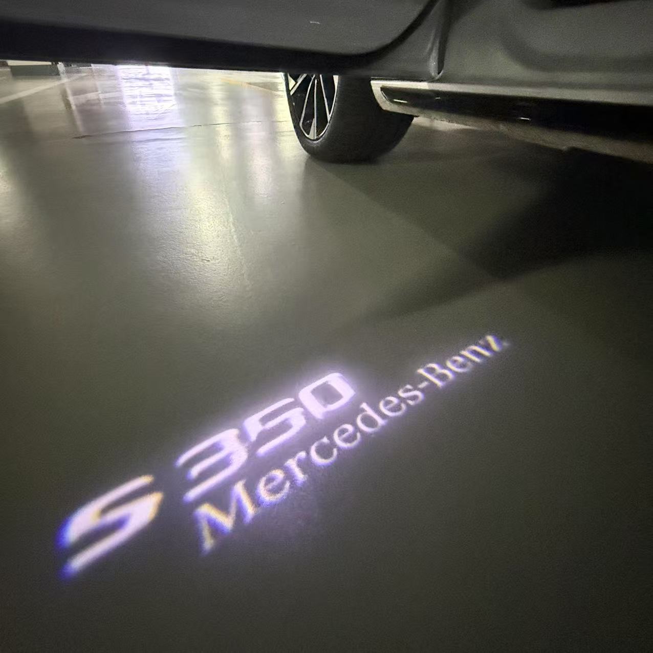 MERCEDES BENZ LOGO PROJECTOT LIGHTS Nr.03 (Menge 1 = 1 Sätze/2 Türleuchten)