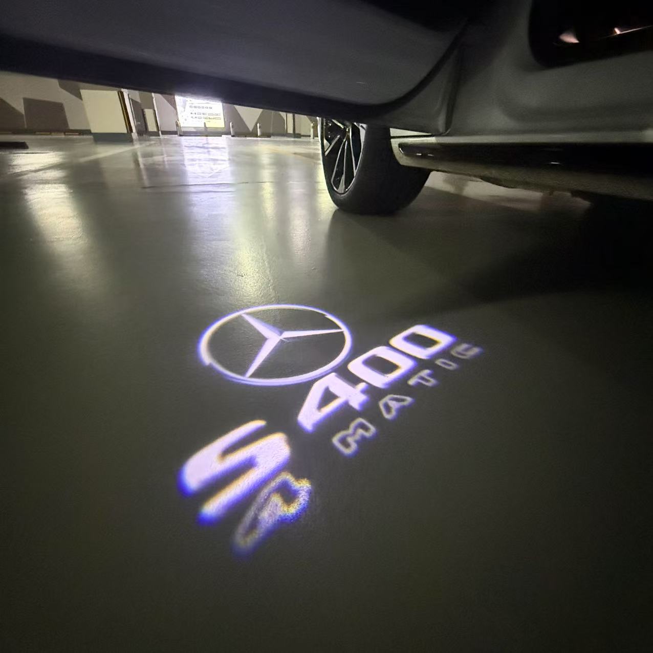 MERCEDES BENZ LOGO PROJECTOT LIGHTS Nr.03 (Menge 1 = 1 Sätze/2 Türleuchten)