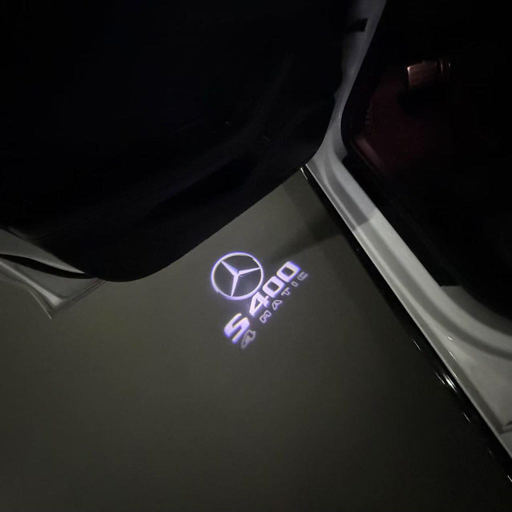 MERCEDES BENZ LOGO PROJECTOT LIGHTS Nr.03 (Menge 1 = 1 Sätze/2 Türleuchten)