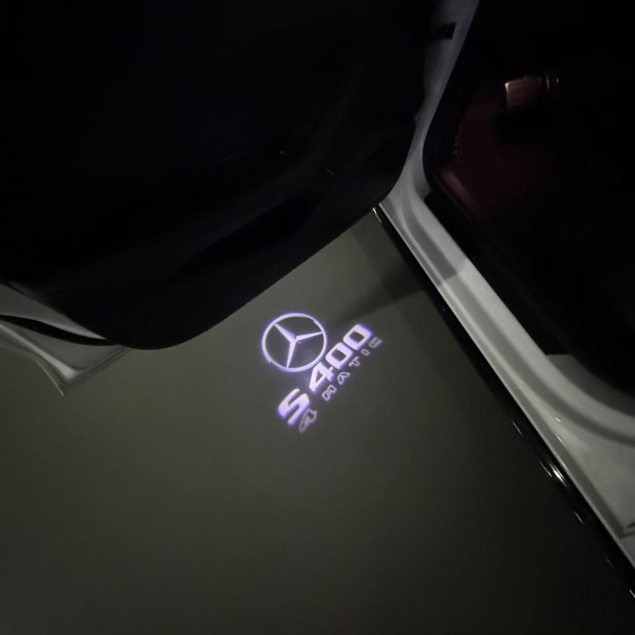 MERCEDES BENZ LOGO PROJECTOT LIGHTS Nr.03 (Menge 1 = 1 Sätze/2 Türleuchten)