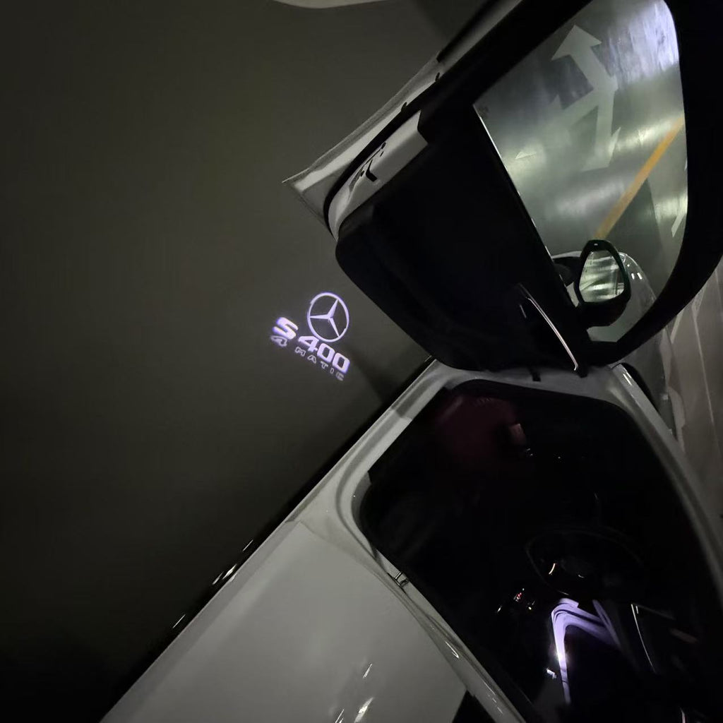 MERCEDES BENZ LOGO PROJECTOT LIGHTS Nr.03 (Menge 1 = 1 Sätze/2 Türleuchten)