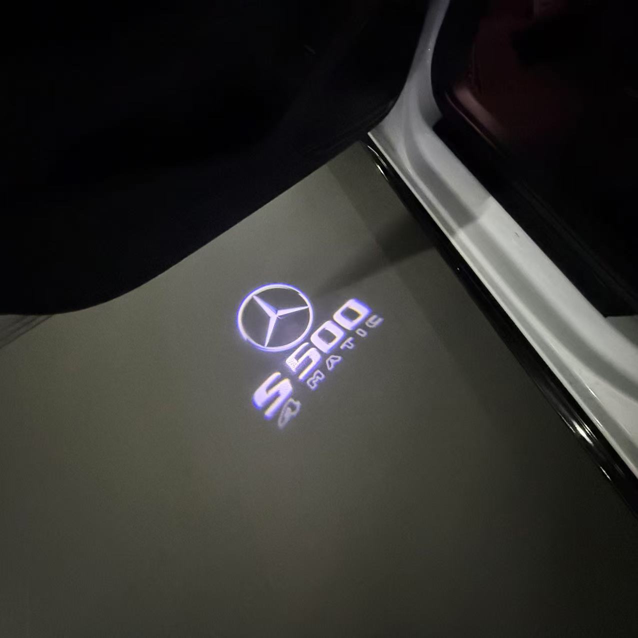 MERCEDES BENZ LOGO PROJECTOT LIGHTS Nr.03 (Menge 1 = 1 Sätze/2 Türleuchten)