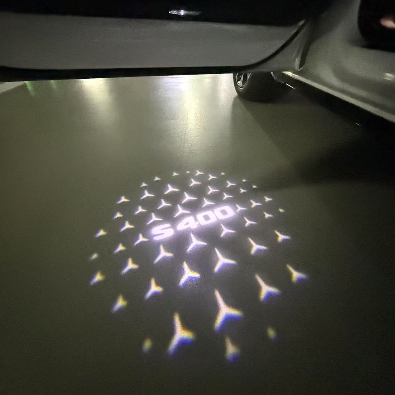 MERCEDES BENZ LOGO PROJECTOT LIGHTS Nr.03 (Menge 1 = 1 Sätze/2 Türleuchten)