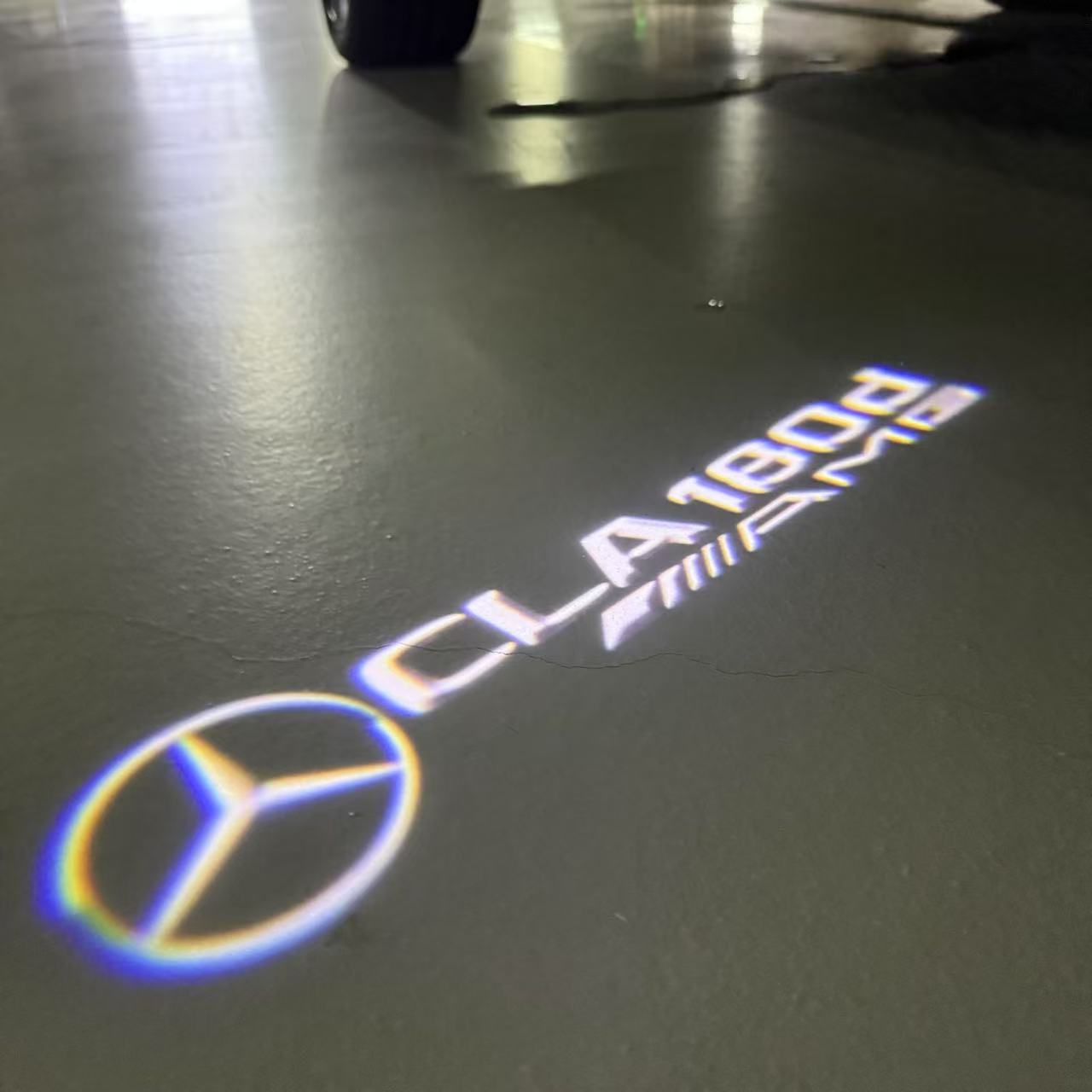 MERCEDES BENZ LOGO PROJECTOT LIGHTS Nr.03 (Menge 1 = 1 Sätze/2 Türleuchten)