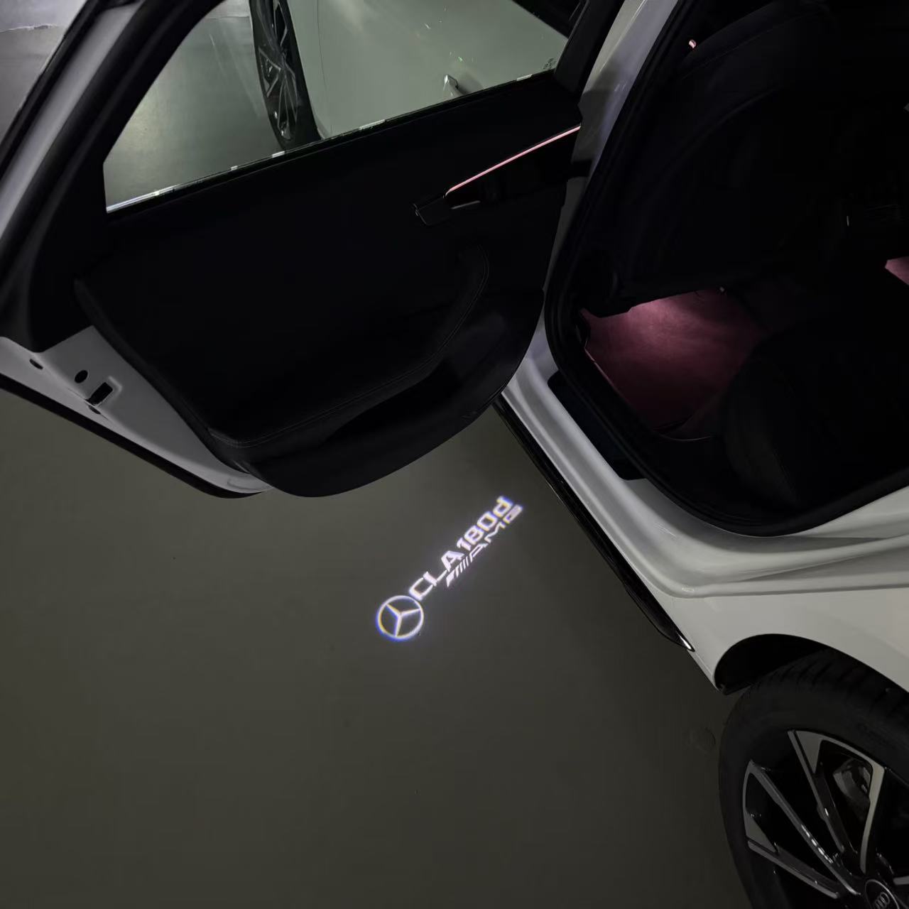 MERCEDES BENZ LOGO PROJECTOT LIGHTS Nr.03 (Menge 1 = 1 Sätze/2 Türleuchten)