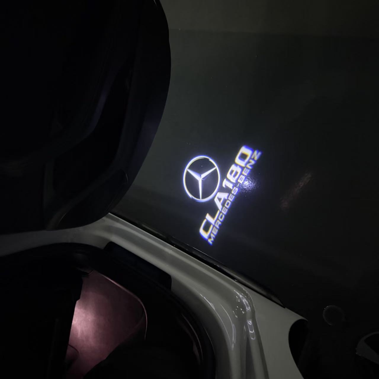MERCEDES BENZ LOGO PROJECTOT LIGHTS Nr.03 (Menge 1 = 1 Sätze/2 Türleuchten)
