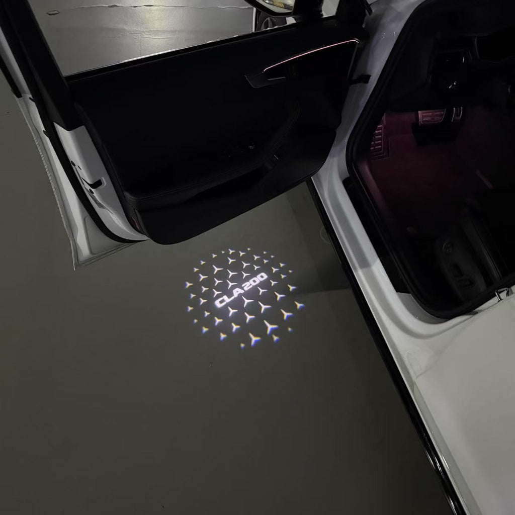MERCEDES BENZ LOGO PROJECTOT LIGHTS Nr.03 (Menge 1 = 1 Sätze/2 Türleuchten)