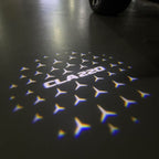 LUCI PROIETTORI LOGO MERCEDES BENZ Nr.03 (quantità 1 = 1 set / 2 luci porta)