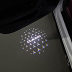 LUCI PROIETTORI LOGO MERCEDES BENZ Nr.03 (quantità 1 = 1 set / 2 luci porta)