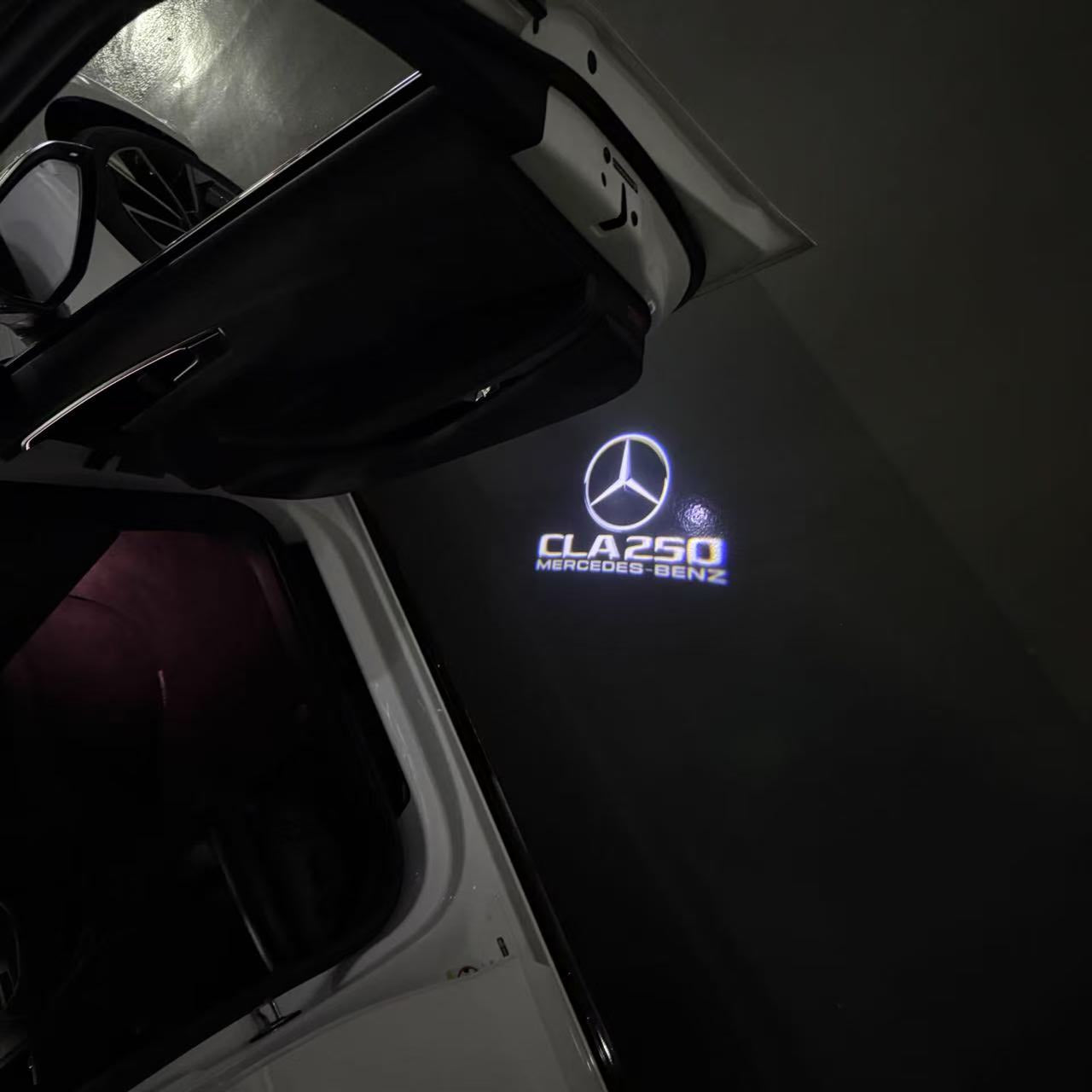 MERCEDES BENZ LOGO PROJECTOT LIGHTS Nr.03 (Menge 1 = 1 Sätze/2 Türleuchten)