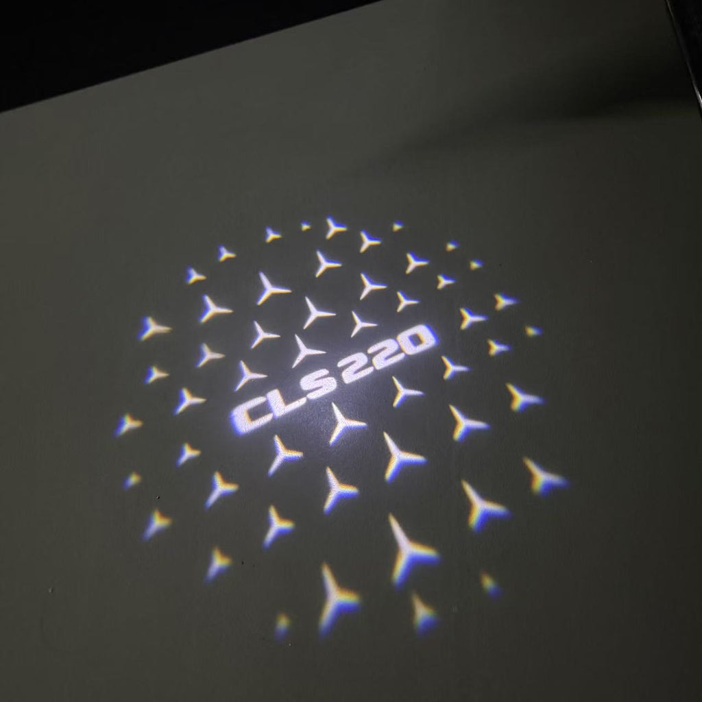 MERCEDES BENZ LOGO PROJECTOT LIGHTS Nr.03 (Menge 1 = 1 Sätze/2 Türleuchten)
