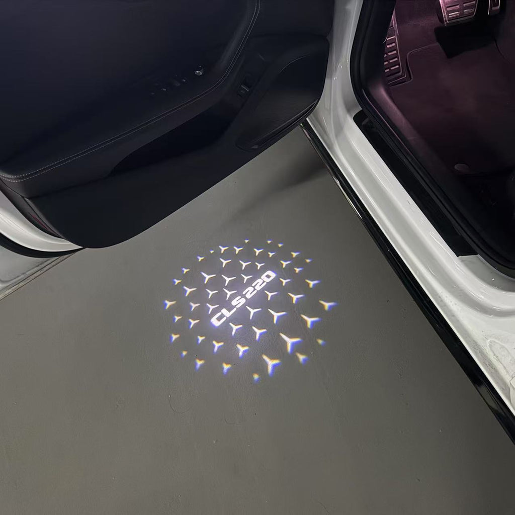 MERCEDES BENZ LOGO PROJECTOT LIGHTS Nr.03 (Menge 1 = 1 Sätze/2 Türleuchten)
