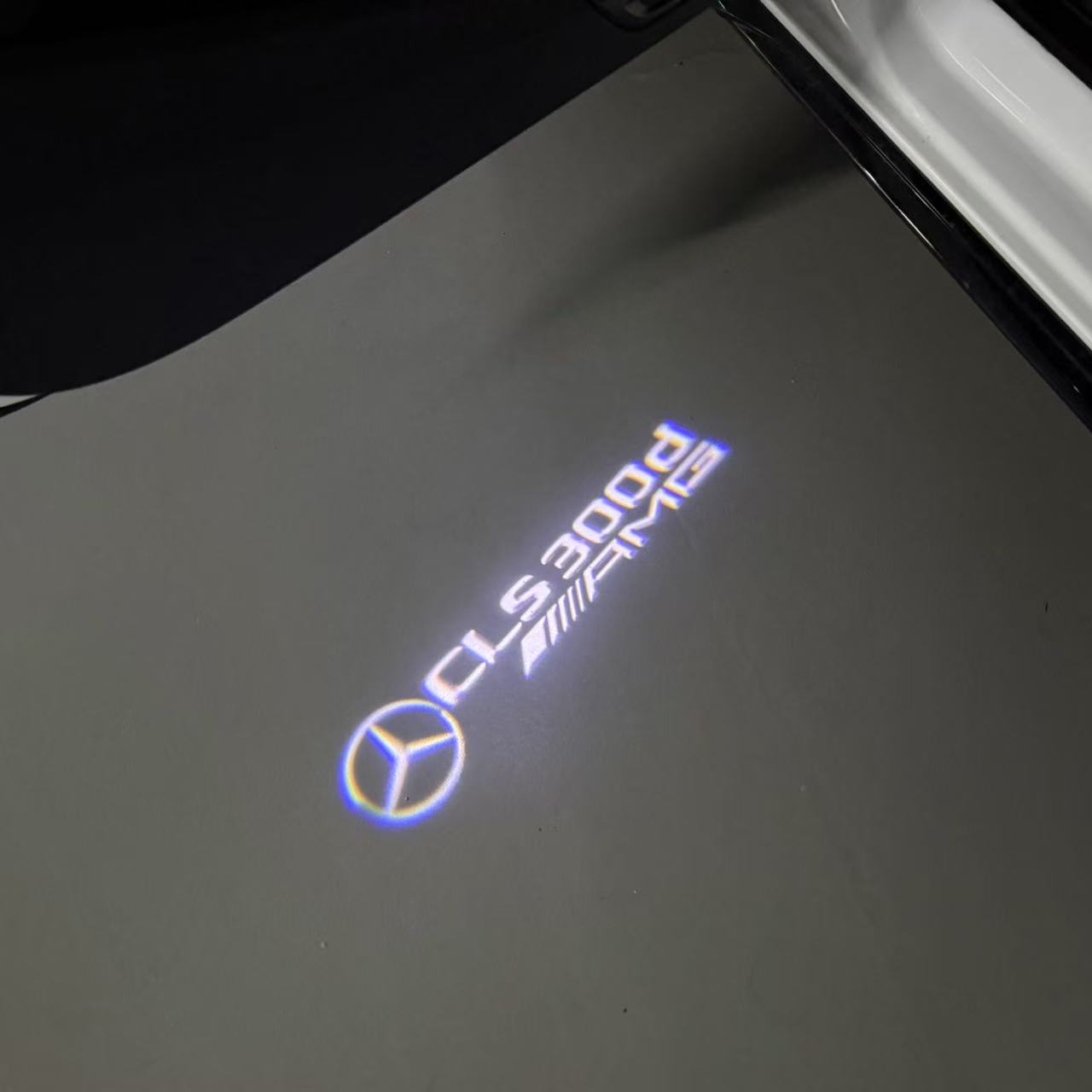 LUCI PROIETTORI LOGO MERCEDES BENZ Nr.03 (quantità 1 = 1 set / 2 luci porta)