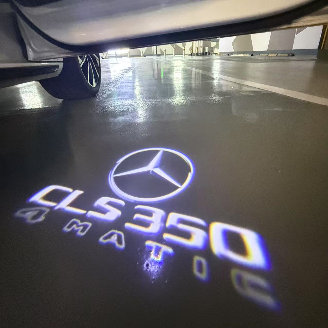 LUCI PROIETTORI LOGO MERCEDES BENZ Nr.03 (quantità 1 = 1 set / 2 luci porta)