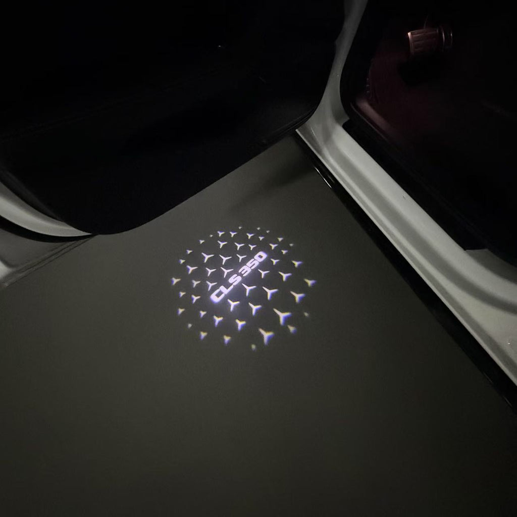 MERCEDES BENZ LOGO PROJECTOT LIGHTS Nr.03 (Menge 1 = 1 Sätze/2 Türleuchten)